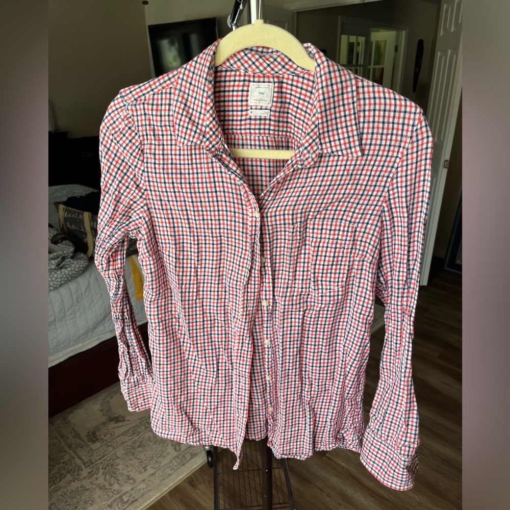 GUC GAP Plaid Check Flannel Shirt